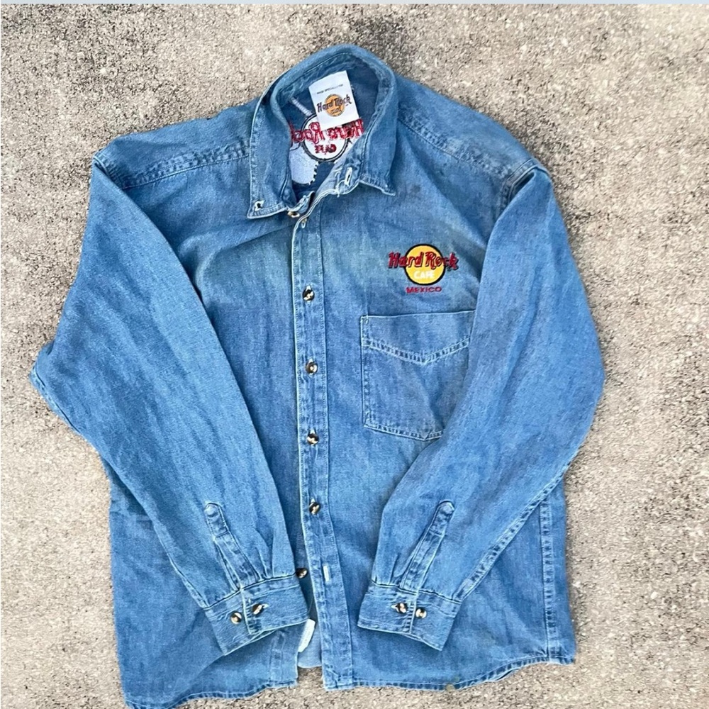 Hard rock Mexico Denim Longsleeve